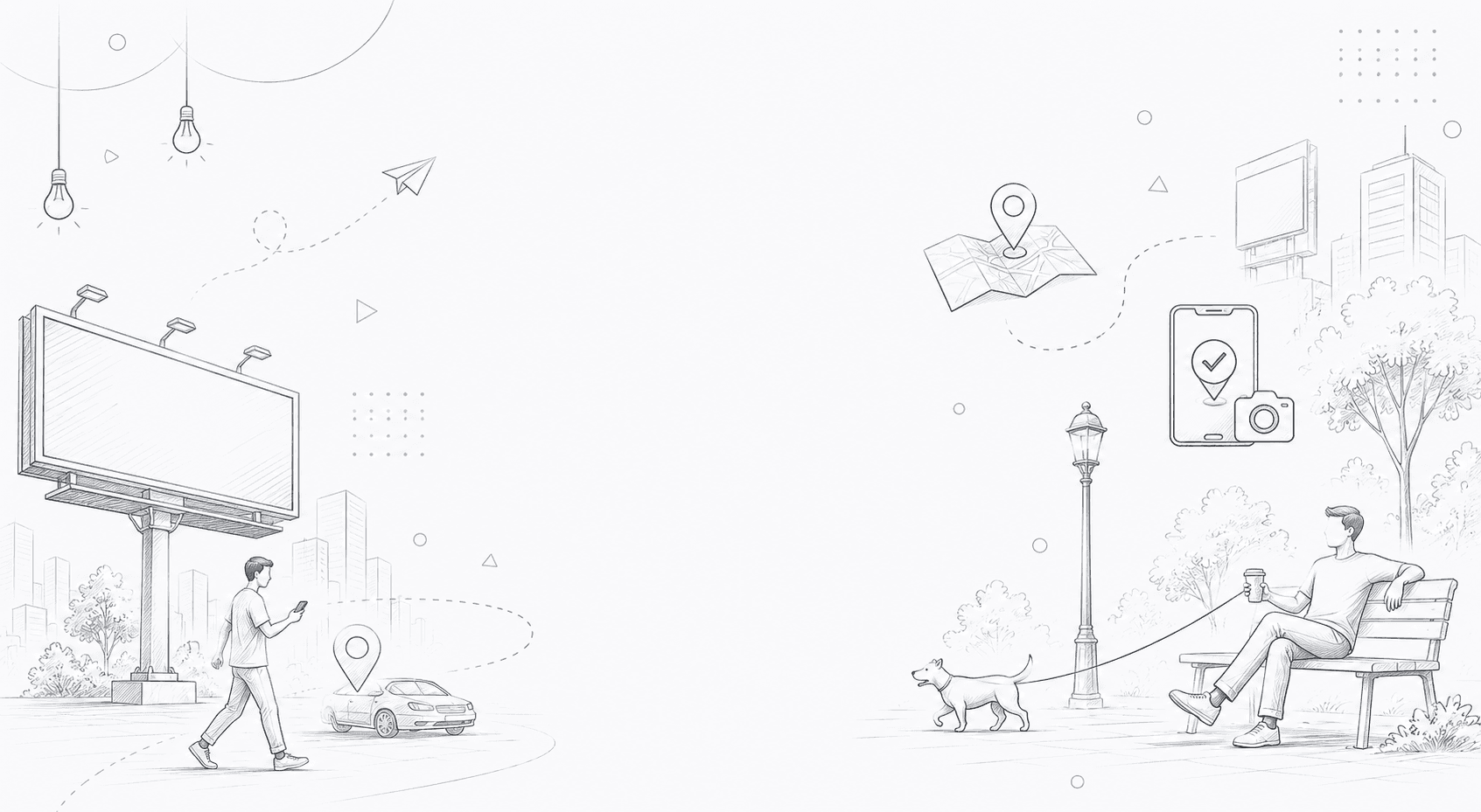 PlaceIt live map showing GPS-verified ad placements across Hyderabad